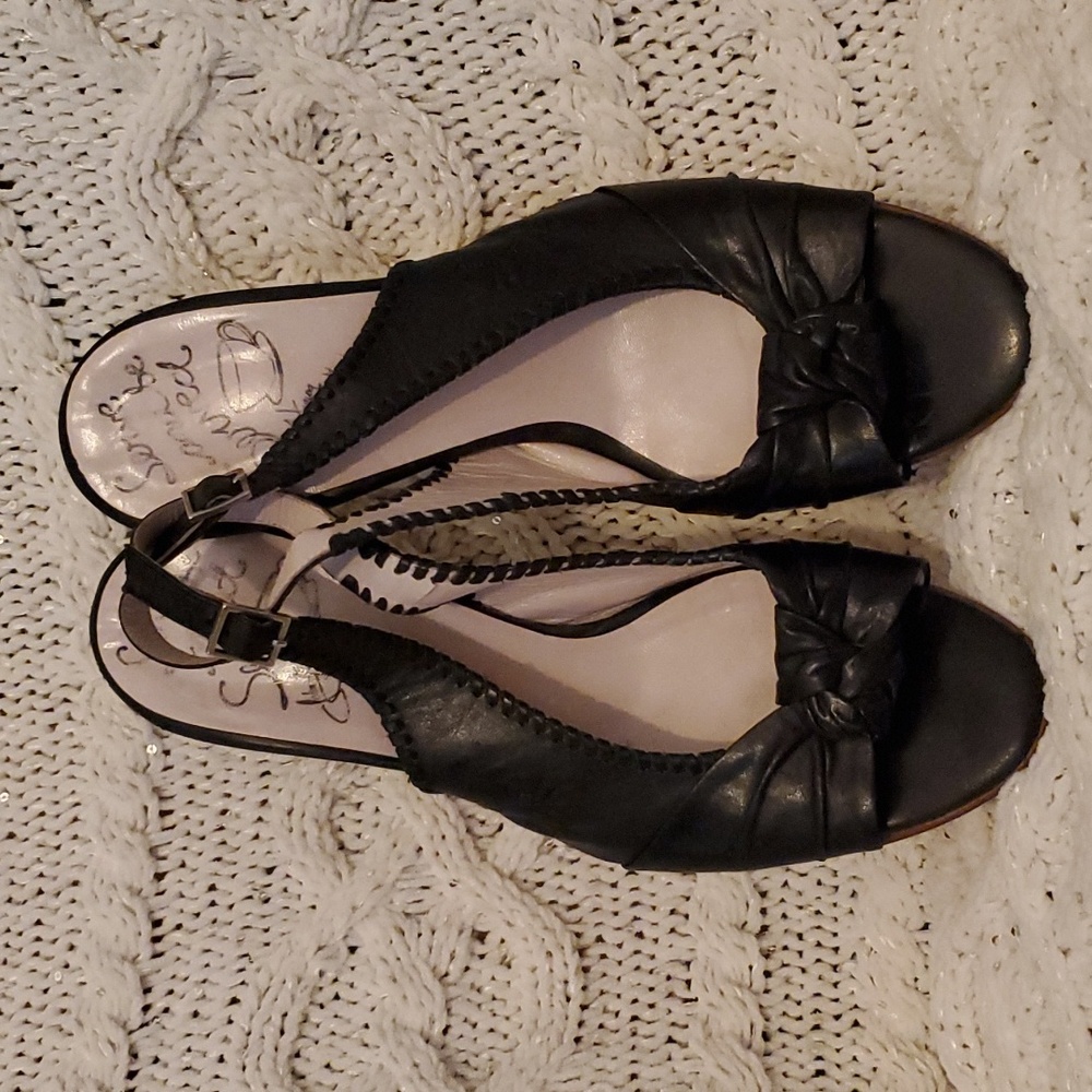 John fluvog strap heel